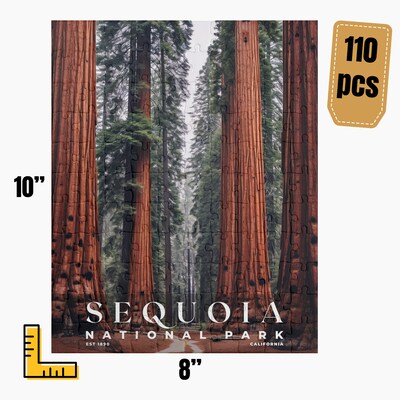 Sequoia National Park Jigsaw Puzzle, Family Game, Holiday Gift | S10 - image2